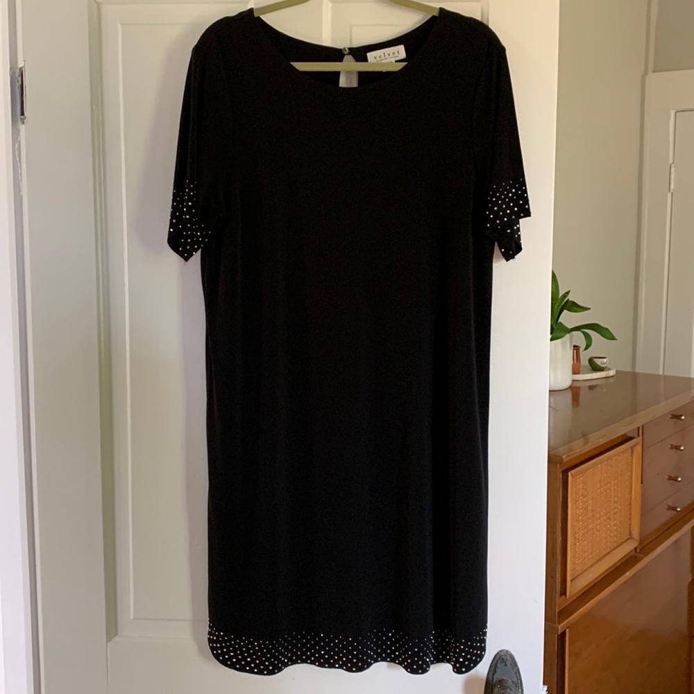 Velvet by Graham and Spencer black dress